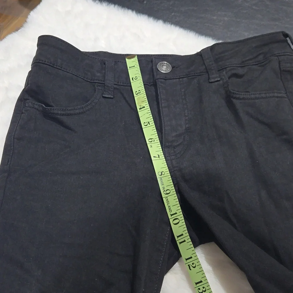 American Eagle Outfitters next level stretch black women's jeans size 8